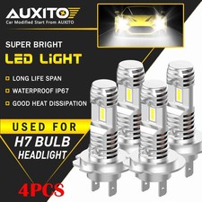 4X AUXITO H7 LED Headlight High/Low Bright 6000K For Porsche Panamera 2010-16 EC