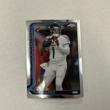 2025 Topps Chrome NFL Cam Ward True Base Rookie Tennessee Titans RC #314