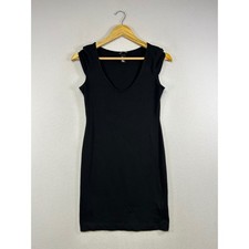 Minimalist Hm Womens Size S Black Scoop Neck Sleeveless Cotton Mini Dress 5381