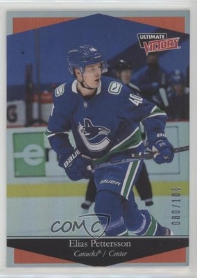 2020 Extended Series Ultimate Victory Silver 80/100 Elias Pettersson #UV-6 2o7