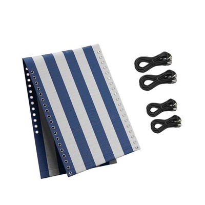 Folding Chair Replacement Fabric Set with Cords Suitable for Patio Outdoor Seats