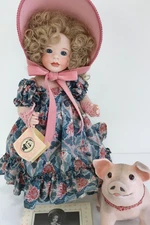 NIB 1992 Wendy Lawton TO MARKET, TO MARKET 13" Collector's Guild Doll w/ Box p