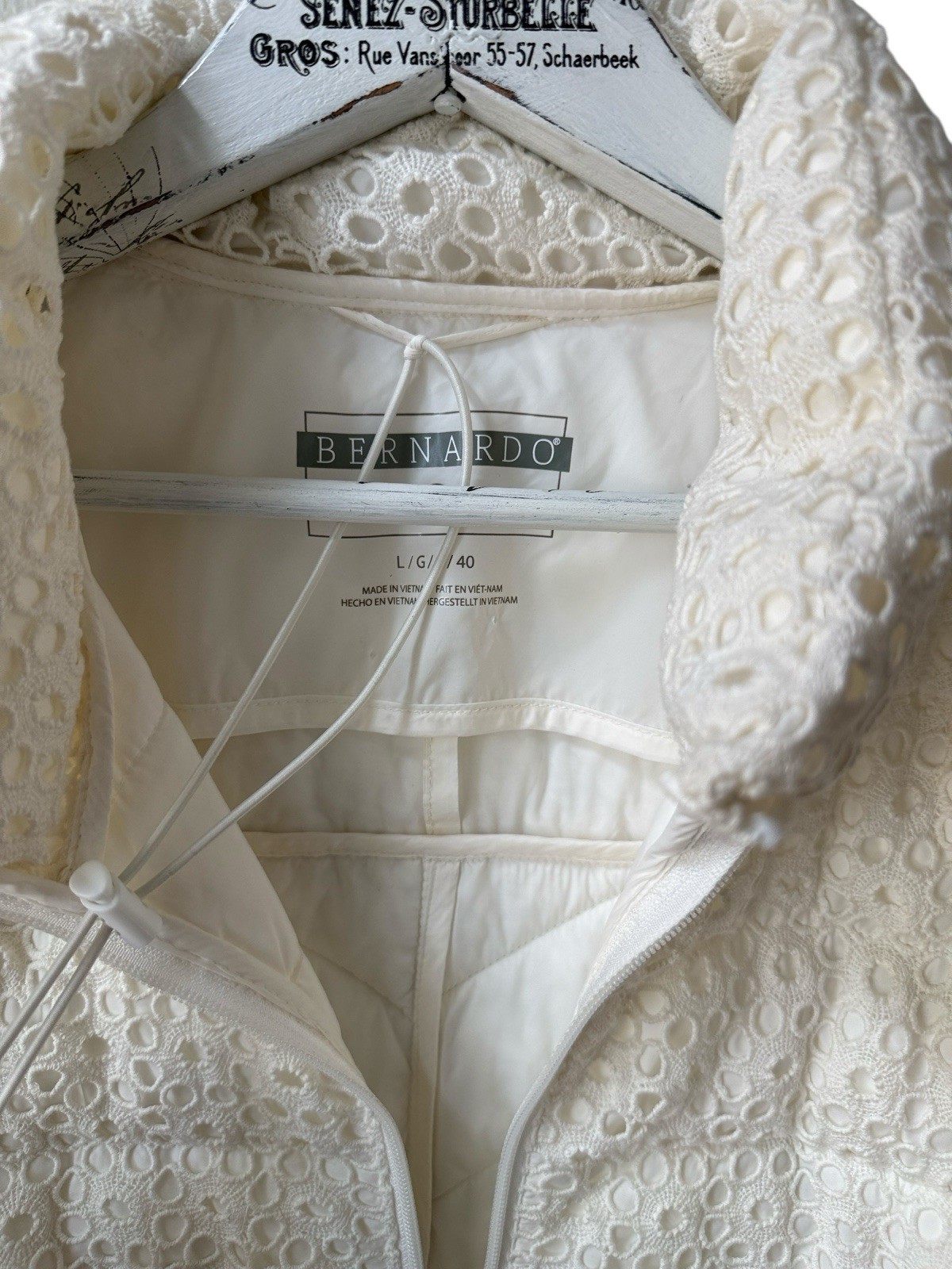 Bernardo Off White Primaloft Packable Puffer Jack… - image 7