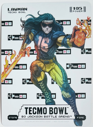 2026 Bo Jackson Battle Arena Tecmo Bowl LAWMAN Trevor Lawrence Sore Thumb Fire