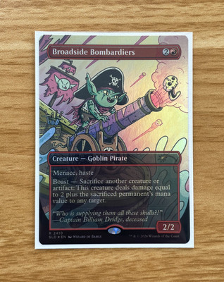 Broadside Bombardiers 2410 Secret Lair Drop Goblin Storm Commander Deck Foil MTG