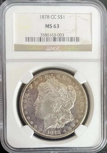 1878-CC Carson City Morgan Silver Dollar NGC MS 63