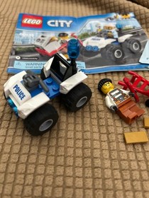 LEGO City Police Set #60135 - ATV Arrest - 100% Complete with Instruction Book