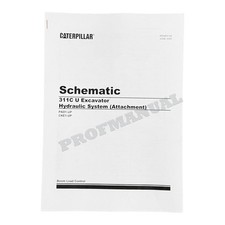 Caterpillar 311C U Excavator Boom Load Control Hydraulic Schematic Manual