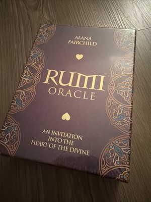 Rumi Oracle An Invitation Into Heart Divine Cards by Alana Fairchild New Sealed
