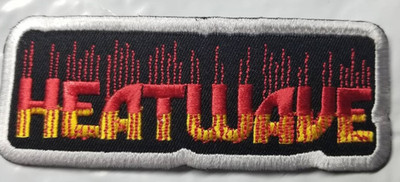 Heatwave Band Embroidered  approx 1.5x4.5''