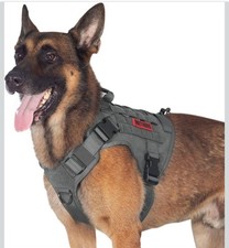 Tactical Dog Training Vest No Pull Harness for Dogs, Adjustable Harness, M