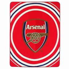 Arsenal FC Fleece Blanket Pulse Soft Throw Gift Fan Official Licensed