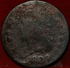 1809 Philadelphia Mint Copper Classic Head Half Cent