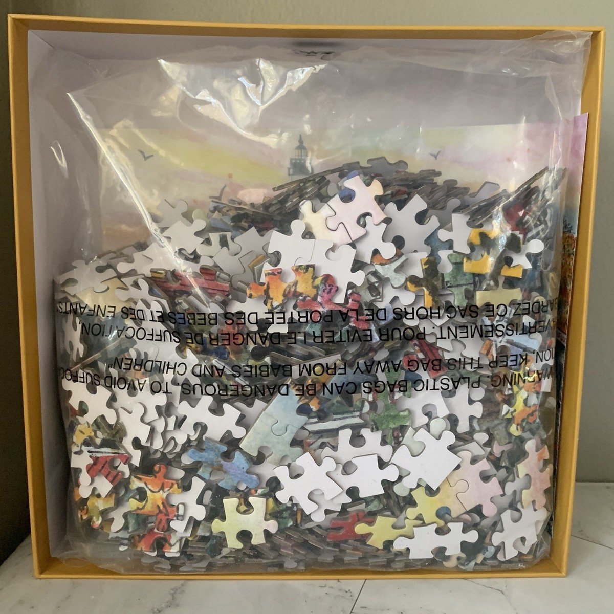 Galison 1000 pc puzzle HARBOR BY THE SEA | eBay