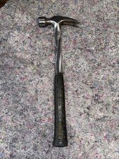 Vintage Estwing Curved Claw Hammer Green Nylon Safe-T-Shape Handle. (T11)