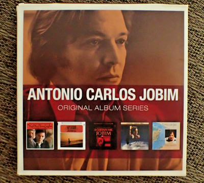 ANTONIO CARLOS JOBIM COLLECTION, ORIGINAL ALBUM SERIES - 5 CD'S as pictured