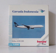 HERPA WINGS 508452 AIRBUS A330-300 GARUDA INDONESIA MINT BOXED 1:500