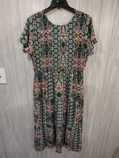 Vestido Para Mujer Pradera Boho Campesino Cabaña Talla XL Hippie Retro Boda