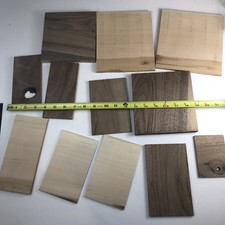 Thin Wood Scraps For Arts And Crafts Supplies Walnut Maple Cherry Lot 216