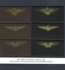 Personalized Leather Name Tag NAVAL AVIATOR NFO FLIGHT OFFICER NAVY USMC Patch