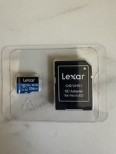 Lexar 256GB Blue Micro SD Card Up to 160MB/s