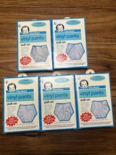 5 Vintage Gerber Vinyl Pants Pull on Large 19-24 lbs New In Box NOS