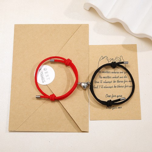 2PCS Heart-Shaped Magnetic Couple Bracelet To Attract Matching Lovers Gifts USA - Picture 9 of 17