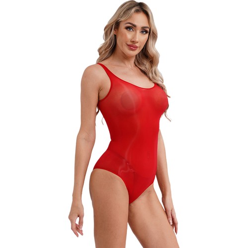 Womens Swimwear Pool Swimsuits Sexy Beachwear Sheer Bodysuit Backless Lingerie - Picture 67 of 87