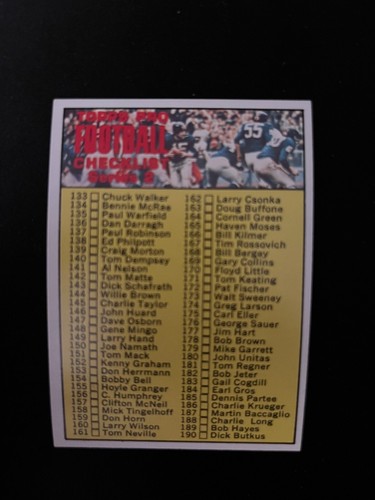 1970 Topps Football 🏈 || Set Builder || Pick Your Card! - Picture 116 of 170