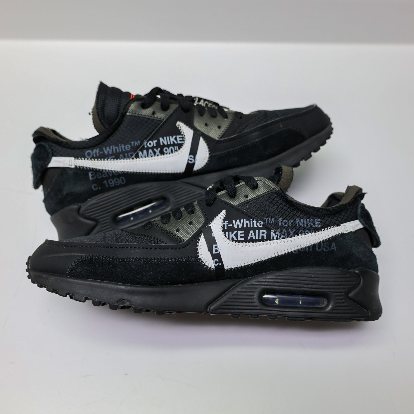 OFF WHITE X NIKE Taglia 11 Nike Air Max 90 x OFF WHITE Nero 2019
