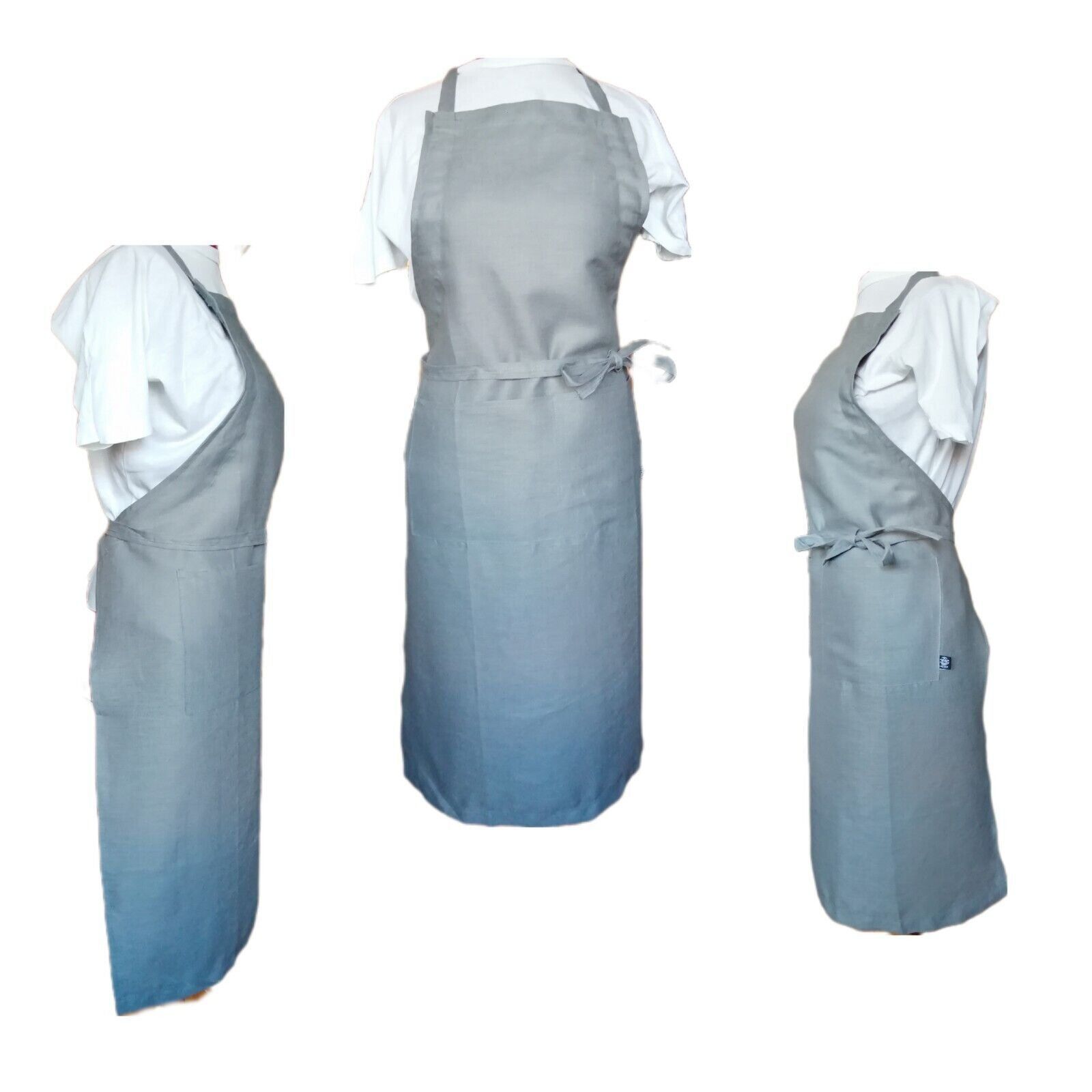 ✅ Grillschürze Koch Schürze bestickt mit Name Spruch Baumwolle Wunschname Grill