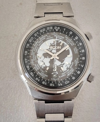 Vintage Ricoh World Timer Automatic Men's WristWatch