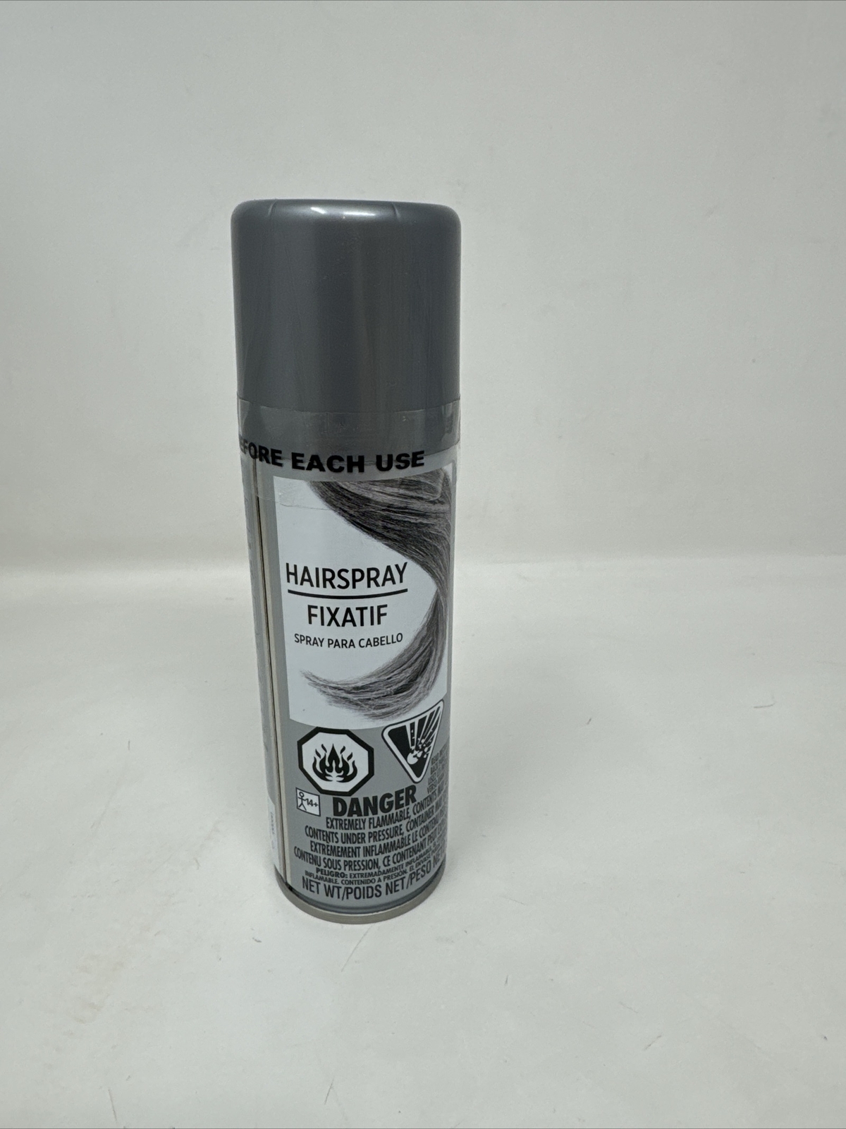 Amscan Silver Hairspray Hair Spray-3oz./85g. Can. Fixatif. T