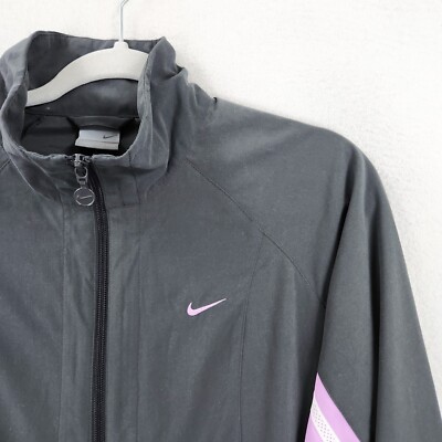 womens grey nike windbreaker
