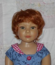 Wee 3 DIANNE Unisex Doll Wig SZ 8-9.5 BIG CARROT Short Layers Body LY-A NWT
