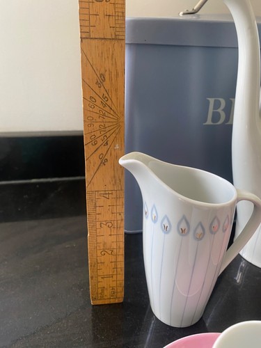 Cmielow Peacock Coffee Set Art Deco True Vintage Mid Century Modern #mcm Retro - Picture 10 of 11