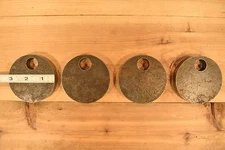 1/2" AR500 Steel Shooting Targets 3" Circles SET OF FOUR