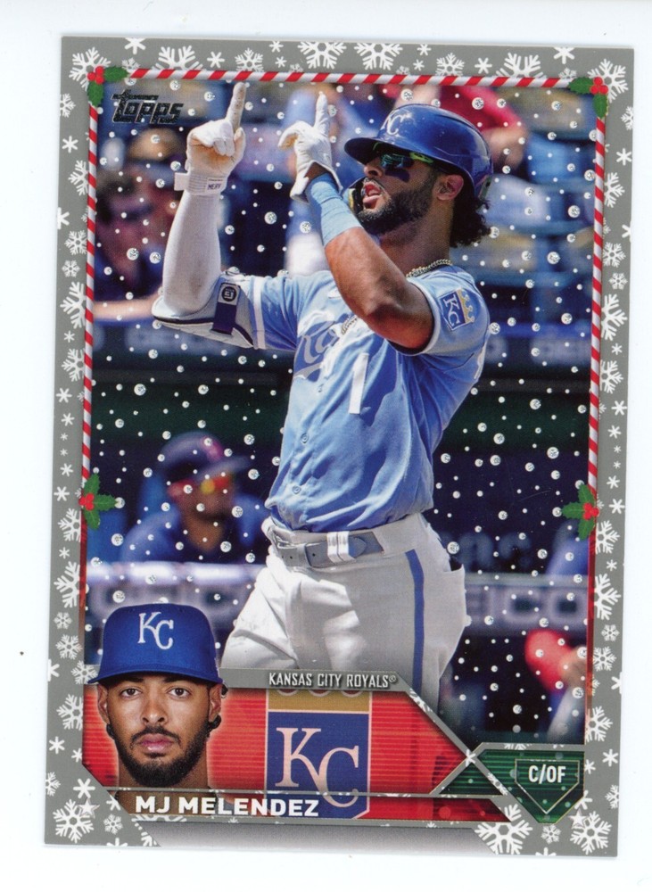 2023 Topps Holiday KANSAS CITY ROYALS  Metallic MJ MELENDEZ #H110