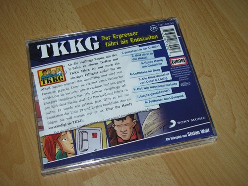 TKKG 129 Der Erpresser fährt bis Endstation CD Hörspiel top Zustand - Bild 2 von 4