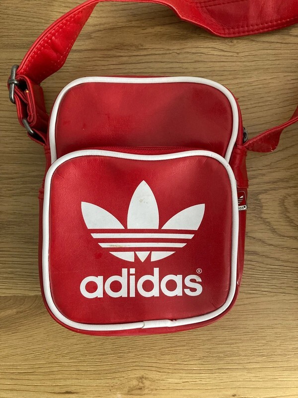 Adidas Originals Messenger Bag Red Trefoil Logo Mini … Gem