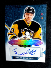 2016-17 Oskar Sundqvist Fleer Showcase White Hot /15 Rookie Autograph #150 Auto