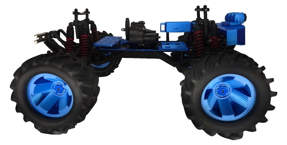 Redline RC custom Traxxas Tmaxx 2.5 rolling chassis with conversion kit & accs - Image 2 of 4