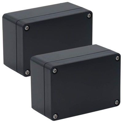 2 Pack Project Box Waterproof Plastic Junction Box Abs Ip65 Electronic Project C
