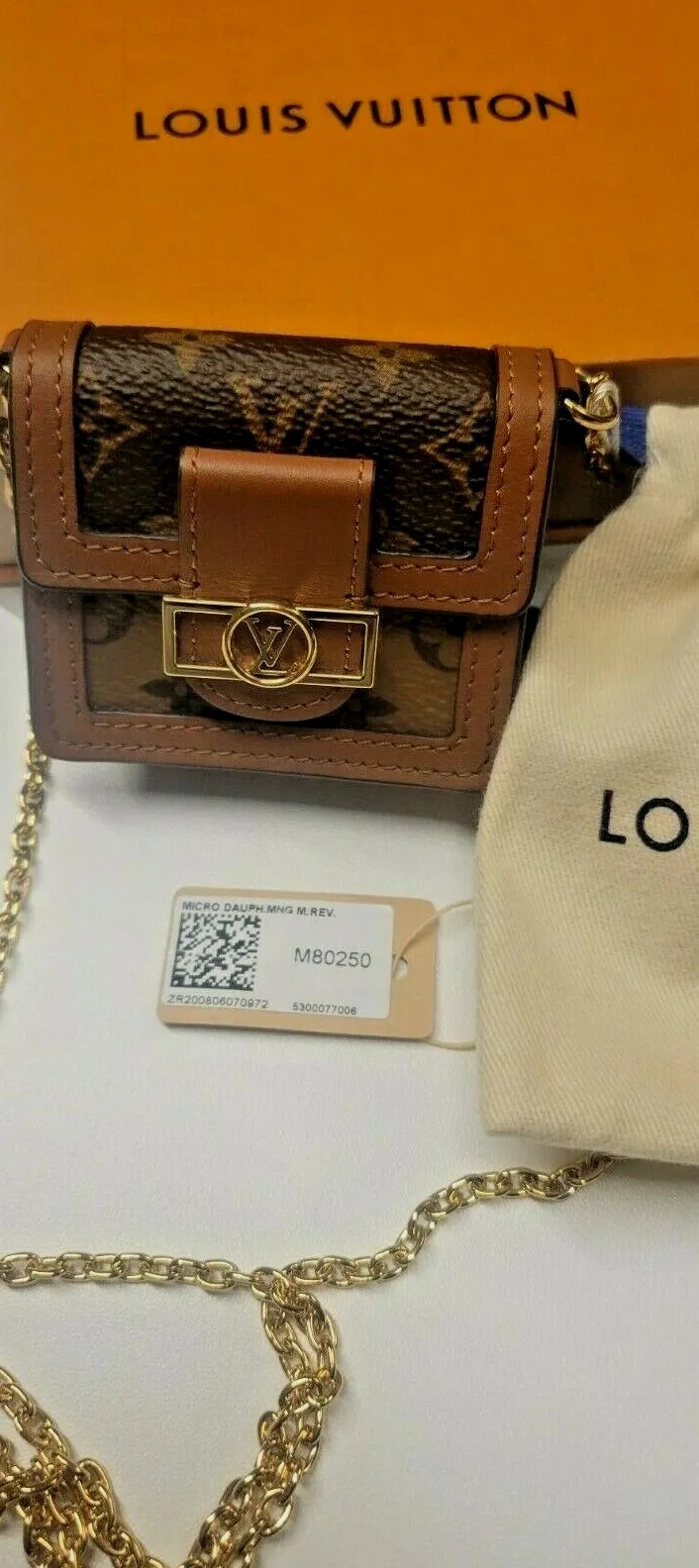 AUTHENTIC LOUIS VUITTON Reverse Monogram Dauphine… - image 11