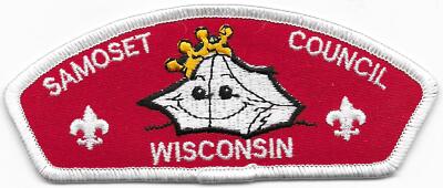 Samoset Council Strip T-4b Plastic Back CSP SAP Boy Scouts of America BSA