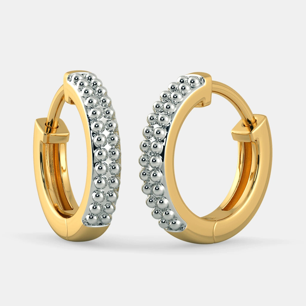 Hoop Earrings in 10k Yellow Gold 2.209 Gram-image