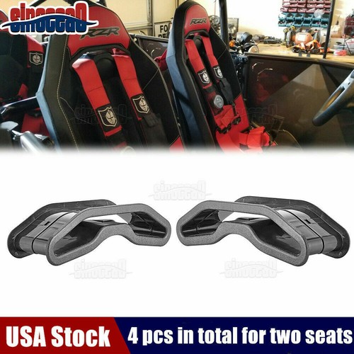 2PCs New Style Seat Harness Pass Through Bezel Insert for Polaris RZR