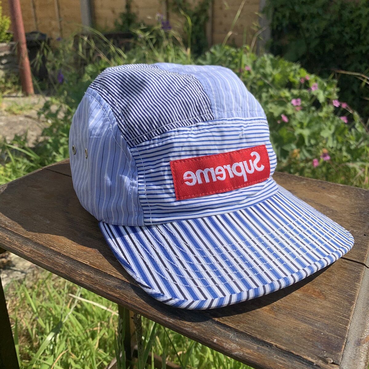 Supreme CDG Comme des Garçons Red S/S 2012 Camp Cap 5 Panel Supreme CDG Comme des Garçons Red S/S 2012 Camp Cap 5 Panel