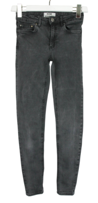 ACNE STUDIOS Skin 5 Used Black Jeans Women 
