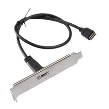 Panel Type E Motherboard Header USB Type C Female Expansion Extension Cable PCI
